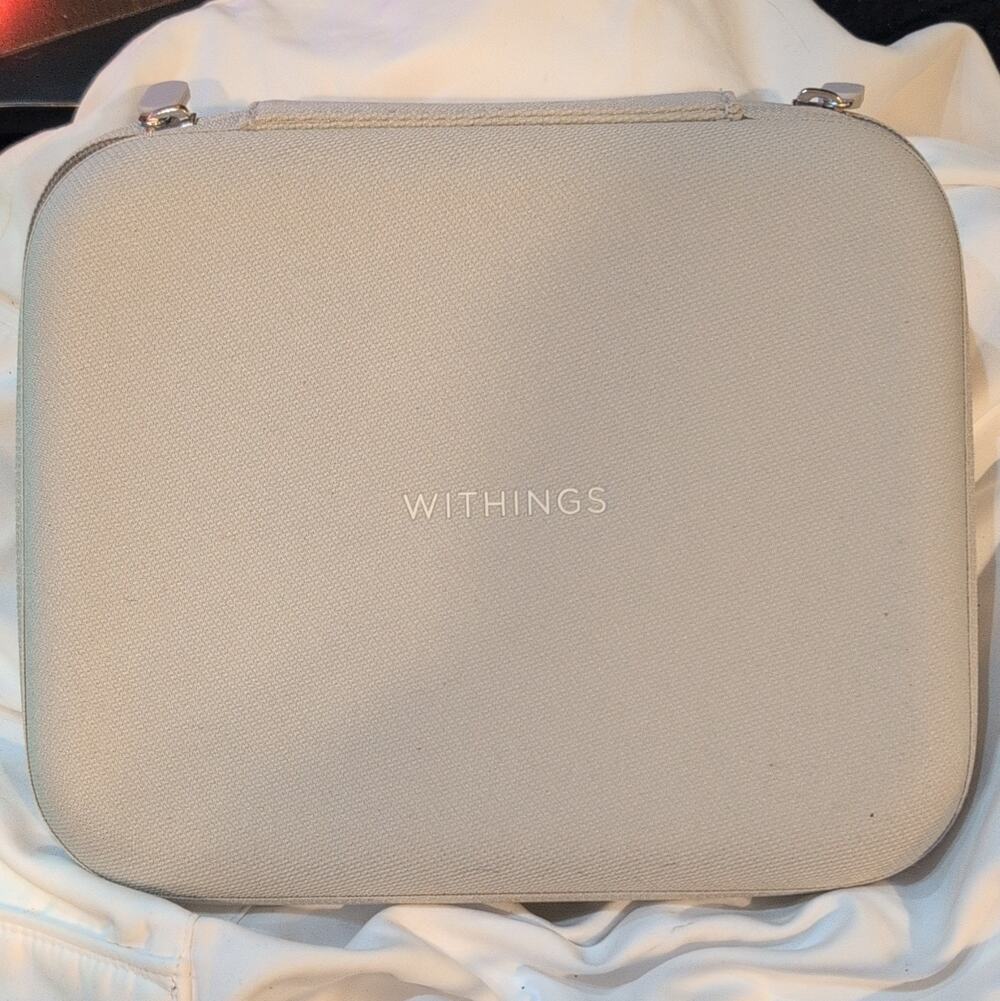 Withings Beige Hard Carry Case with Zipper Closure